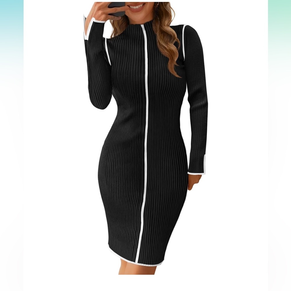Black knit Dress